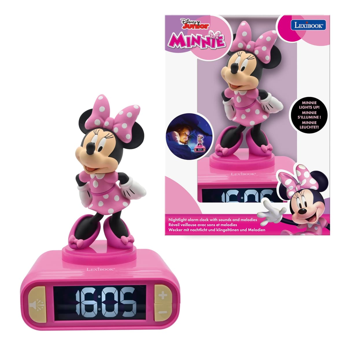 LEXIBOOK Reloj Despertador del Unicornio, Pantalla LCD Digital y luz de Noche integrada, quitamiedos niña-RL800UNI, Color Rosa (RL800UNI), Color/Modelo Surtido — view 26