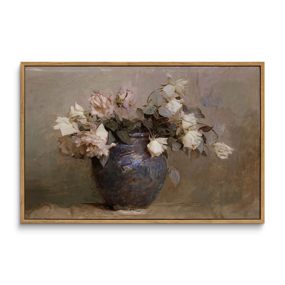 InSimSea Framed Canvas Wall Art, Meadow with Flowers Painting, Landscape for Living Room, Bedroom, Home, Bathroom Decor, 8x10 — view 68