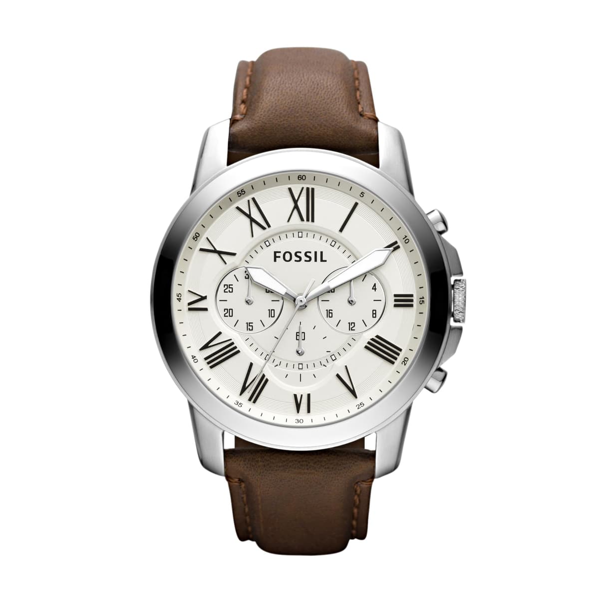 Fossil Men's Watch, Grant Quartz Stainless Steel Chronograph Watch for Men — view 16