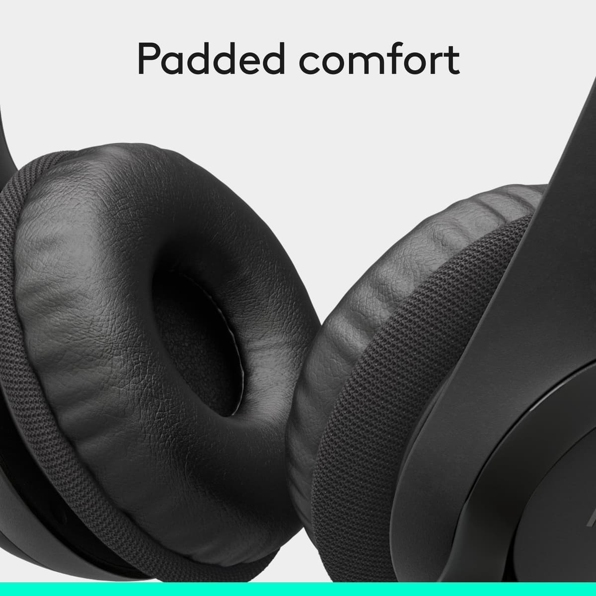Logitech H390 Wired Headset for PC/Laptop, Stereo Headphones with Noise Cancelling Microphone, USB-A, In-Line Controls, Works with Chromebook - Black — view 8