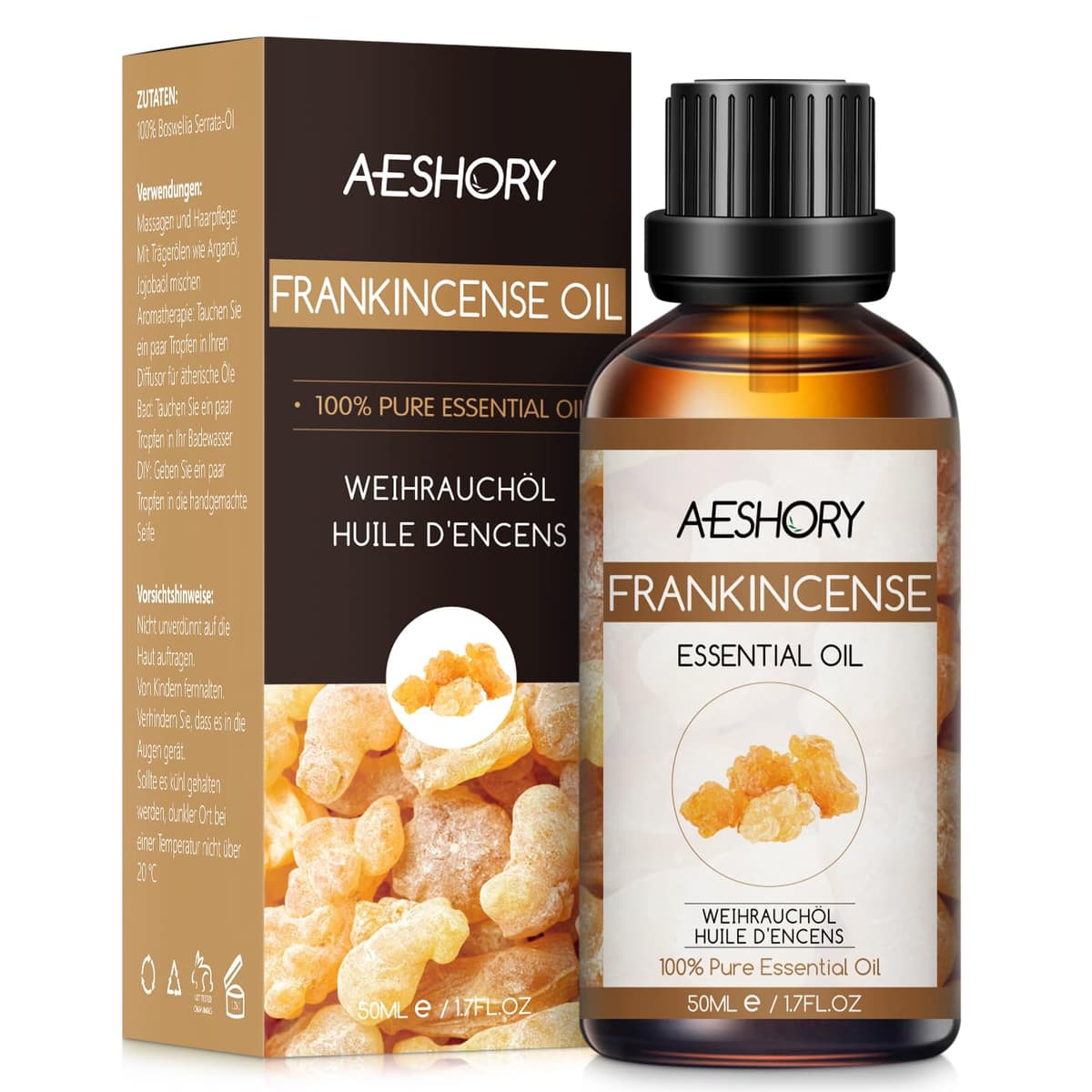 AESHORY Aceite Esencial de Rosa 50ML, Natural Aceite de Aromaterapia de Rosa, Aceites de Fragancia Premium para Humidificador, Masaje, Baño, Cuidado la Piel, Relajación y Calma — view 37