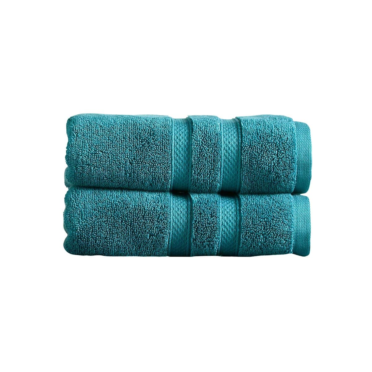 Christy Chroma Bath Towels | Set of 2 | Highly Absorbent Heavyweight 675GSM | Bold and Bright | Soft Velvety Smooth Bathroom Shower Towels | 100% Cotton | Sustainably Made | Ash Grey — view 145