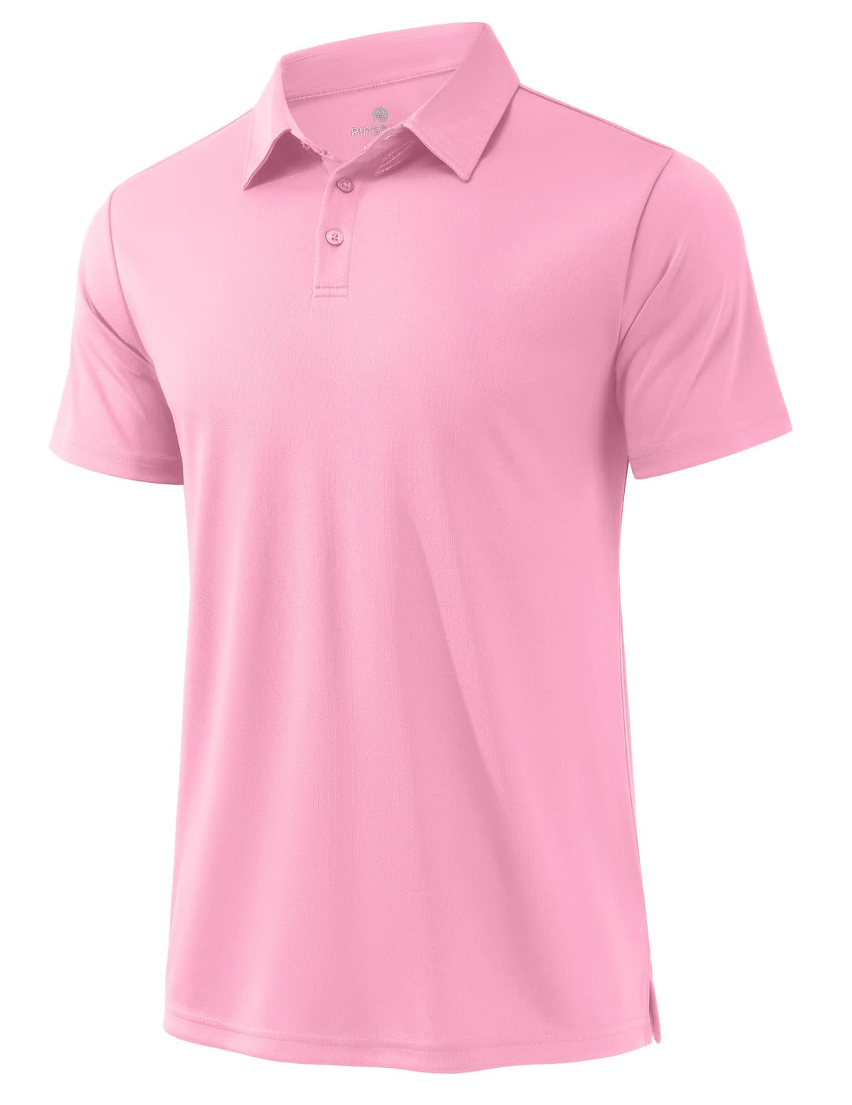 PINSPARK Mens Golf Shirt 3 Buttons Quick Dry Polo Shirts for Men Short Sleeve Casual Stylish Collared Polo Shirts — view 9