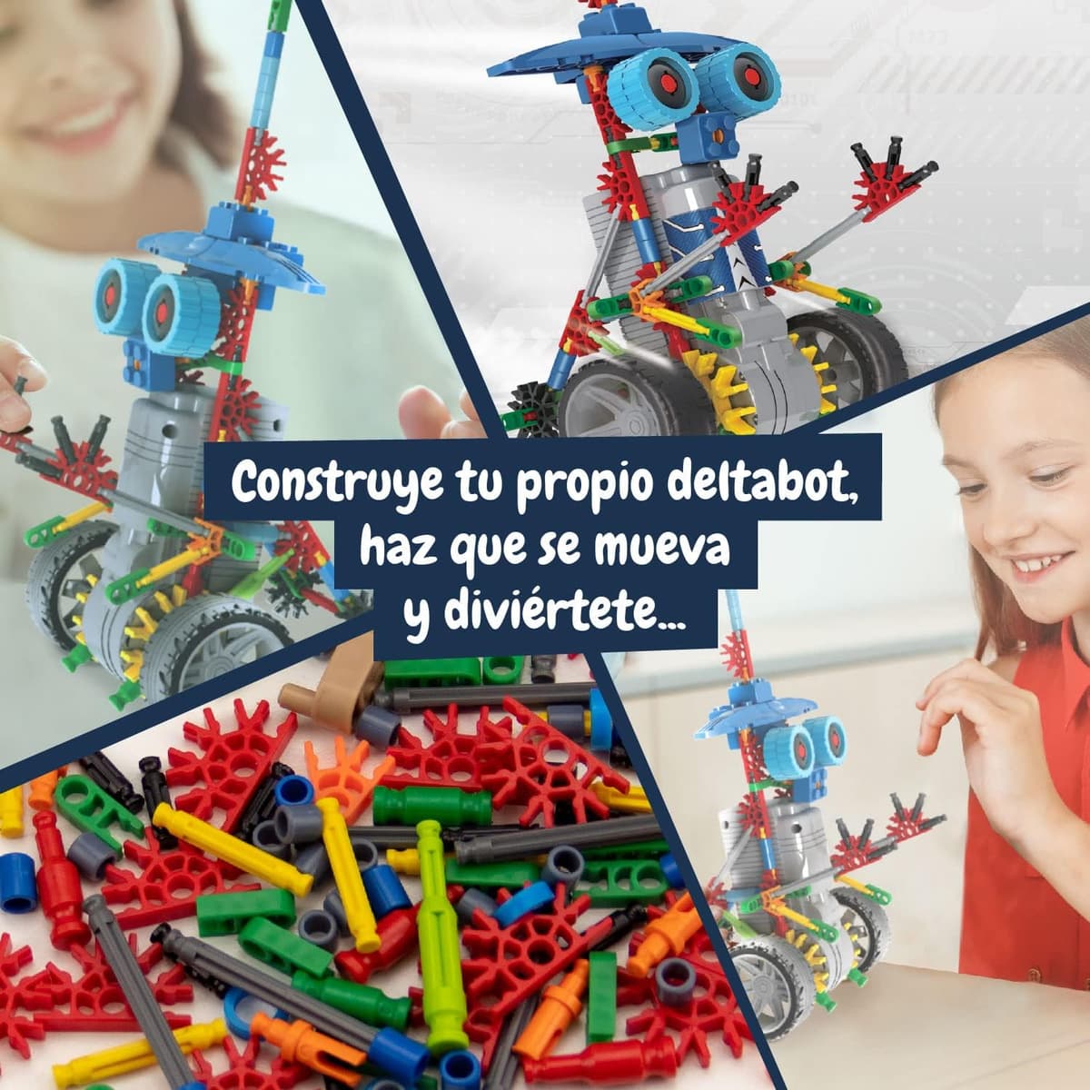 Science4you Robotics Deltabot - Kit Robotica para Niños con 117 Piezas, Construye tu Robot Interactivo, Construcciones, Robot para Montar, Juegos, Juguetes y Regalos para Niños 6 7 8 9 10-14 Años 2.Deltabot — view 6
