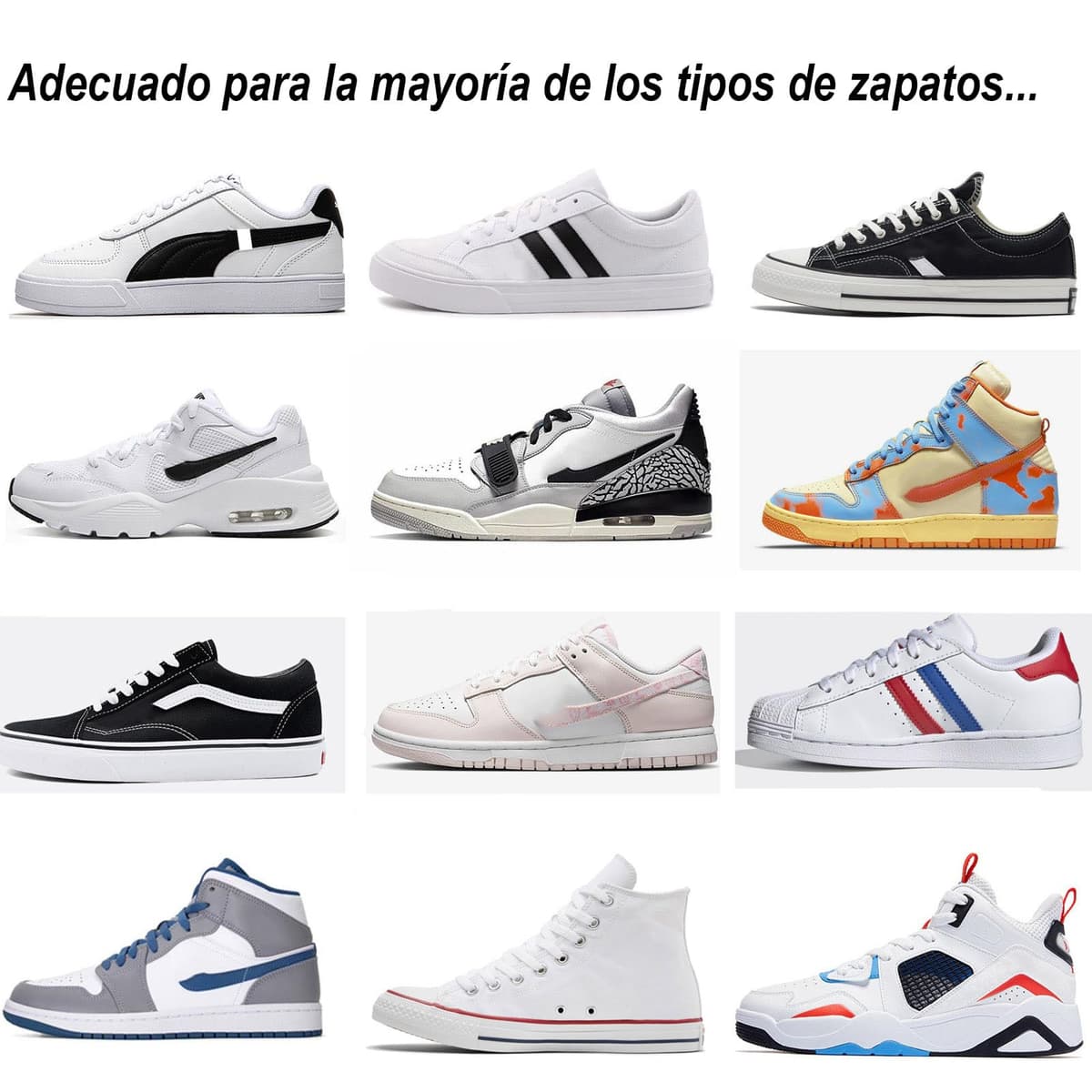 Stepace 2 Pares Cordones Planos,8mm de Ancho,Cordones Reemplazo para Zapatillas,Zapatos — view 7