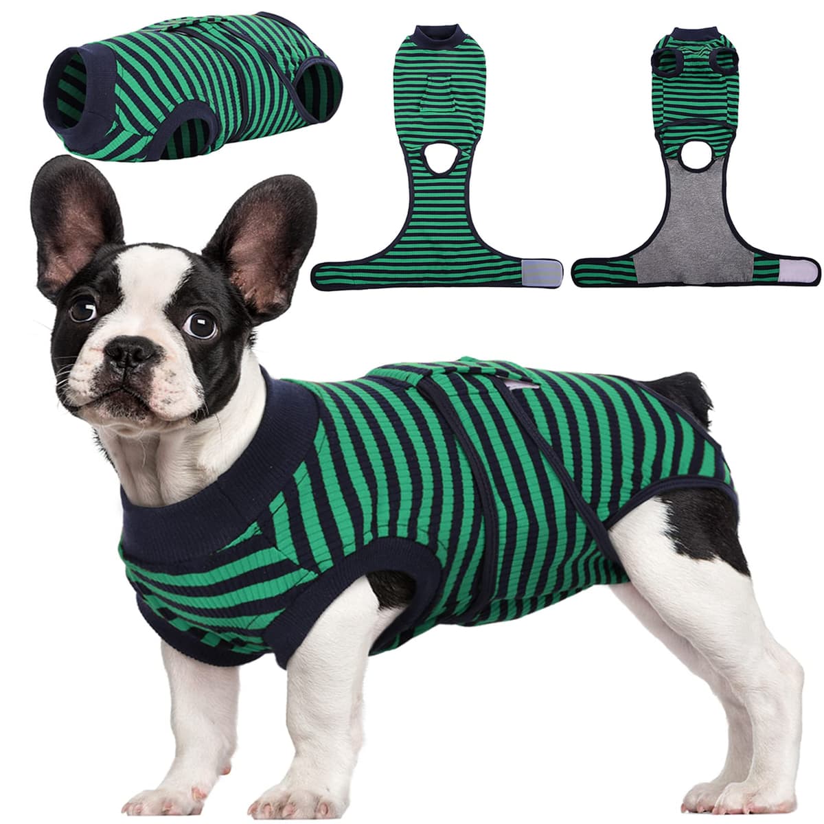 Kuoser Traje de recuperación de Perro para Hombre/Mujer, Camiseta para Cachorros después de la cirugía, Alternativa de Cuello electrónico para Mascotas pequeño, Mediano y Grande — view 36