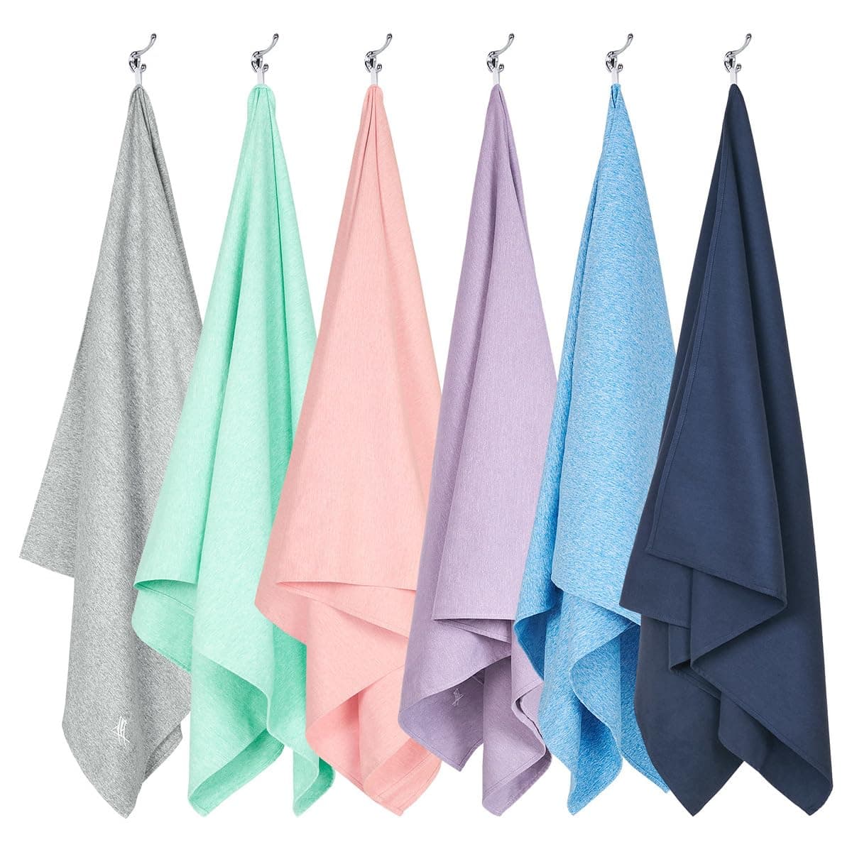 Dock & Bay Beach Towel - Quick Dry, Sand Free - Compact, Lightweight - 100% Recycled - Includes Bag - Cabana - Whitsunday Blue - Large (160x90cm, 63x35) — view 30