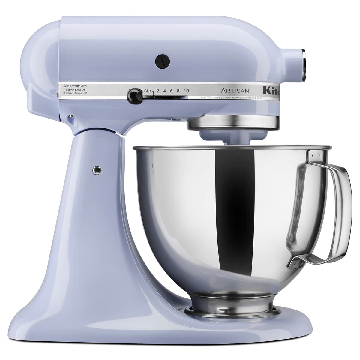 KitchenAid Artisan Series 5 Quart Tilt Head Stand Mixer with Pouring Shield KSM150PS, White — view 23