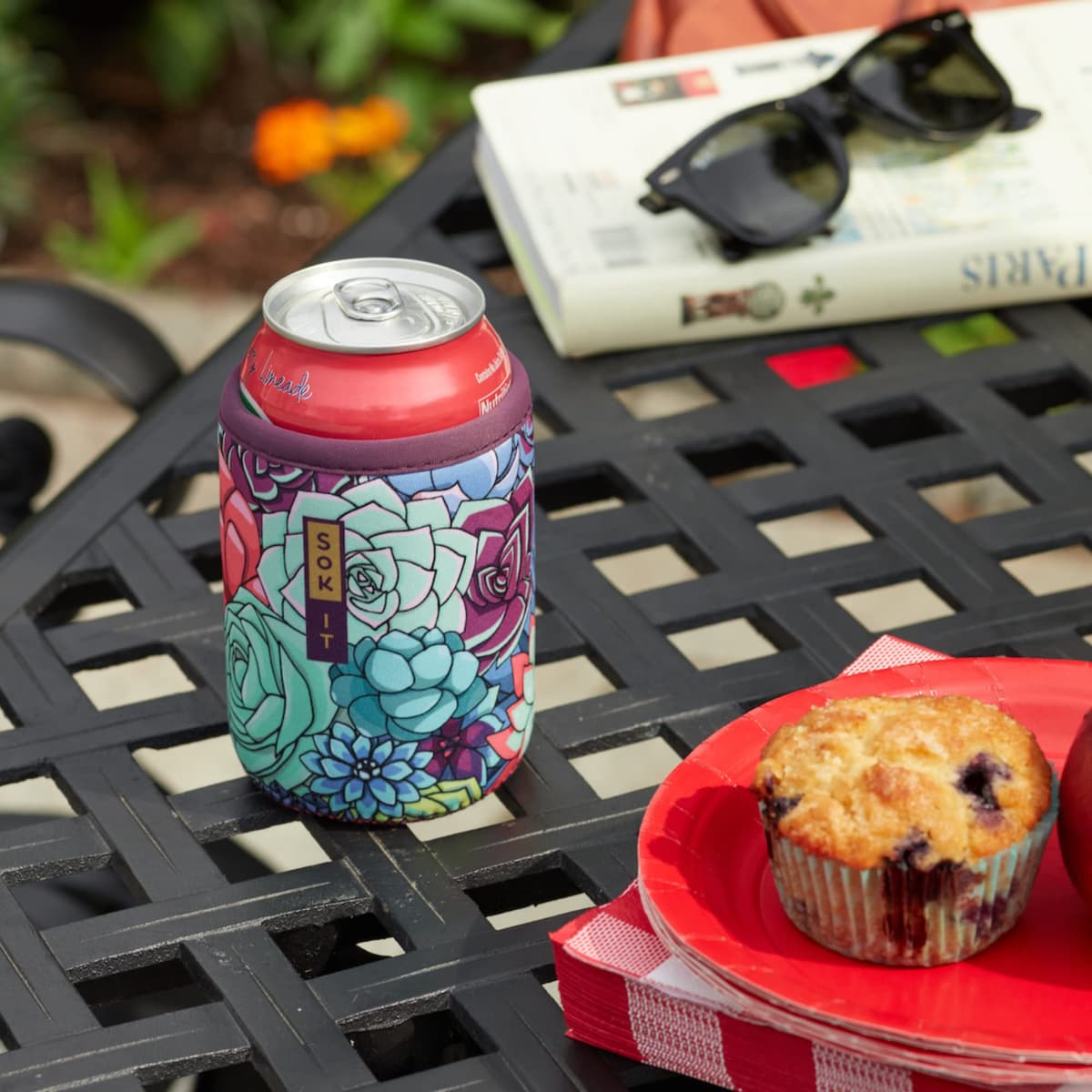 Sok It CanSok Sleeve for Beer & Soda Insulated Neoprene Cover (Luck of the Shamrock, 12oz Slim Can Sleeve) — view 5