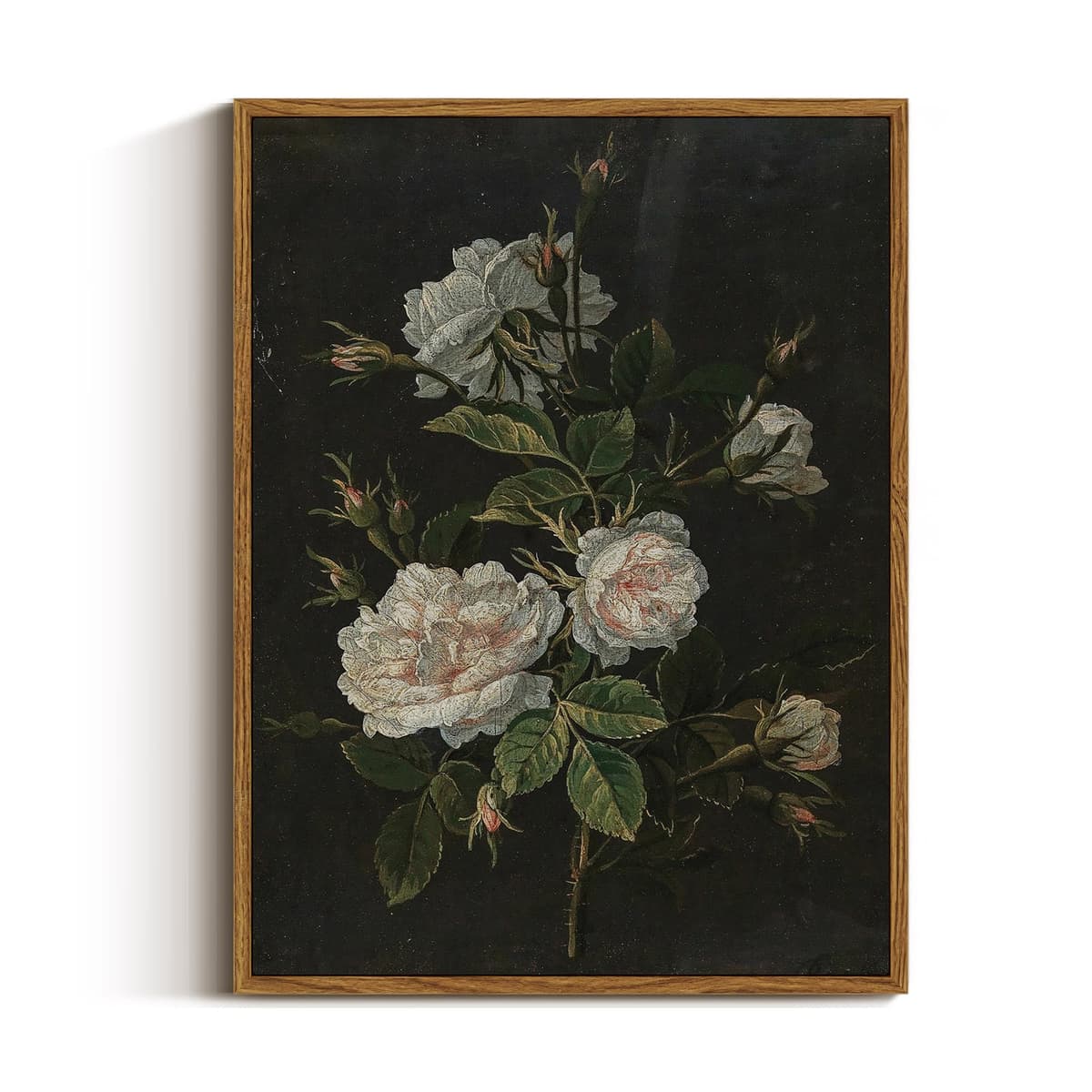 VIYYIEA Vintage Framed Black Dog Wall Art, Bedroom Living Room Minimalist Animal Art Decor, Antique Dog Canvas Print Paintings, Home Farmhouse Retro Still Life Decor, 12x16 Inch — view 44