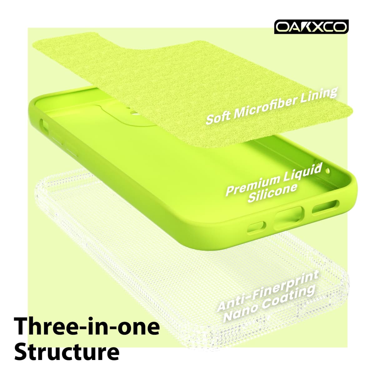 oakxco for iPhone 17 Pro Max Phone Case Liquid Silicone, Cute Thin Slim Grip Soft Rubber Gel for Women Men, Smooth Matte TPU Plain Solid Color Girly Simple Case with Camera Cover, Light Pink — view 1603