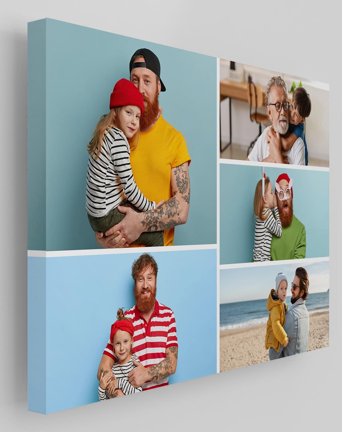Star Online Personalised Canvas Photo Prints Pictures Birthday Frames Gifts For Mum,Dad Custom & Wall Art Holiday Memory (20x25cm (8x10in)) — view 18