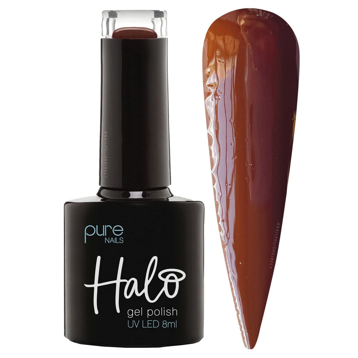 Halo Gel Polish 8ml - Toasty. UV/LED Gel Nail Polish, Long Lasting & Easy To Apply. Nail Art Colours For Manicure & Pedicure. Gel Polish For Professional & Home Use. — view 40