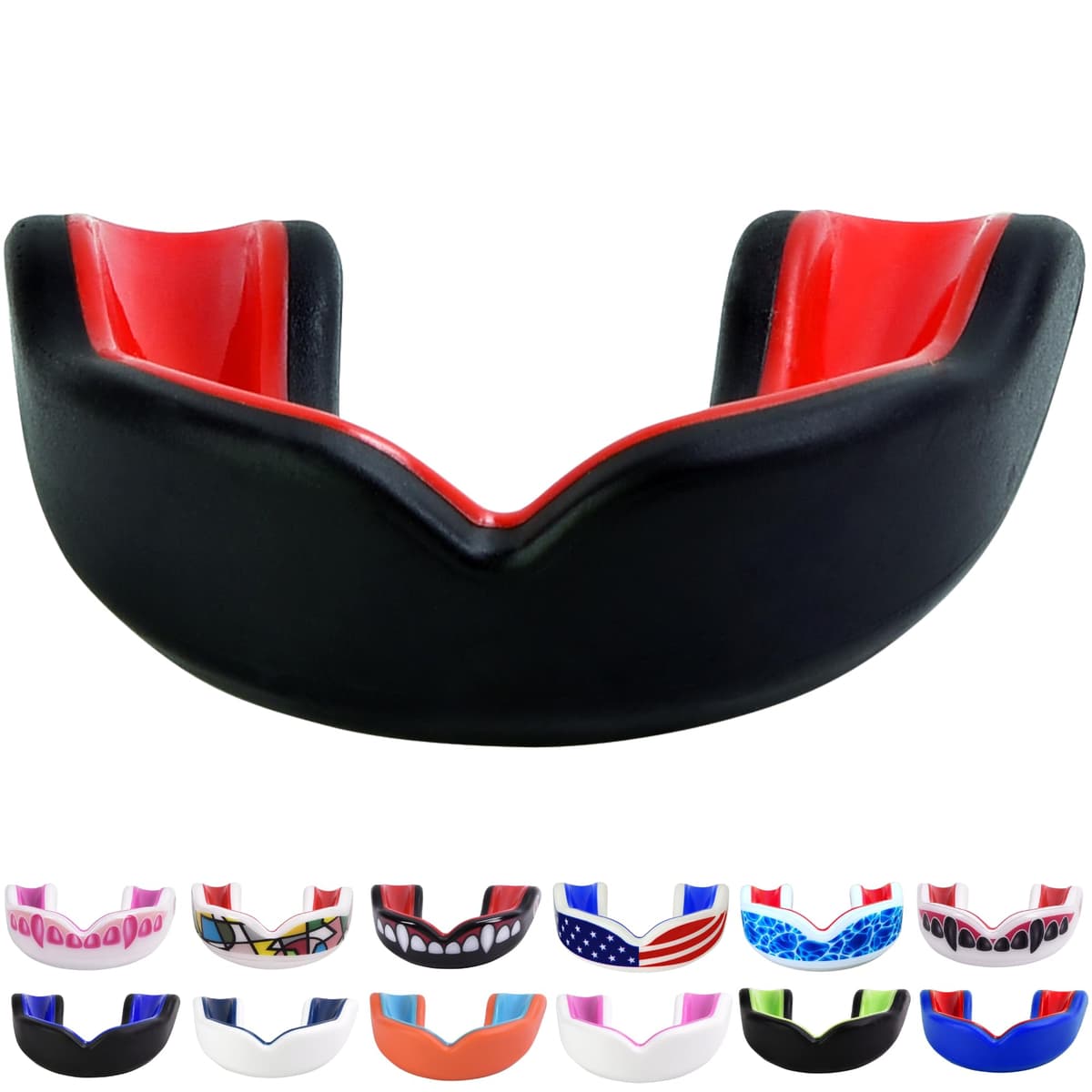Oral Mart Vampiro colmillo Protector bucal con Estuche ventilado para Karate, Boxeo, Combate, Taekwondo — view 13