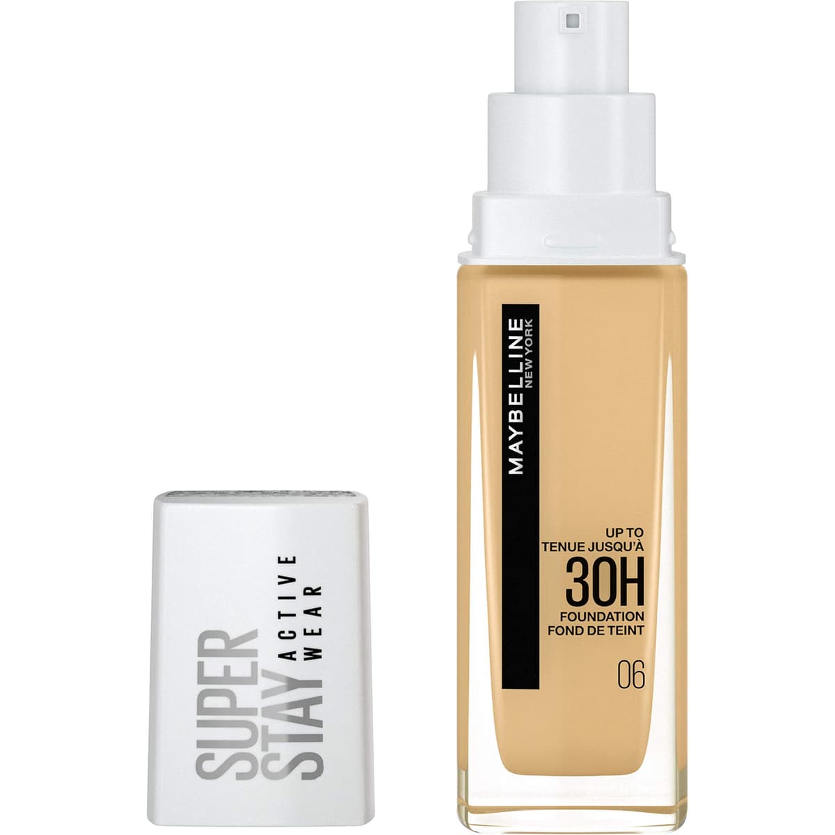 Maybelline New York Super Stay Active Wear, waterproof foundation with high coverage, long-lasting facial make-up for light skin types, colour: No. 10 Ivory (Light), 1 x 30 ml — view 32