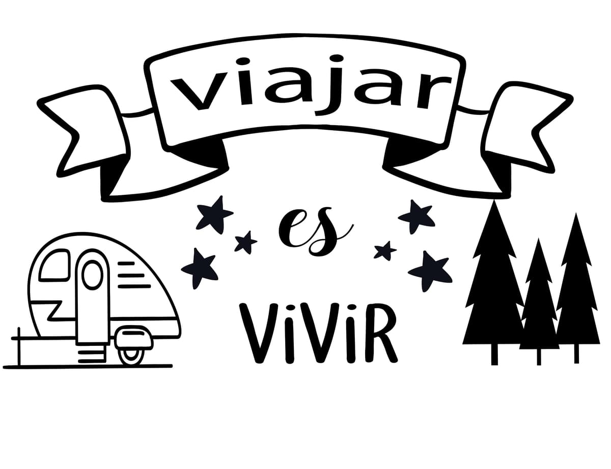Outdoor Motorhome Sticker for Vans and Camper – Vinyl 'Living My Dream' (20 cm x 30 cm) — view 11