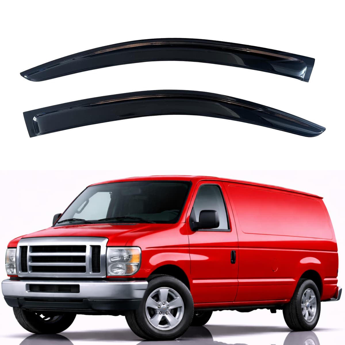 KPY Rain Guards Fit for 2006-2013 Lexus IS250 IS350, Out-Channel Window Visors Vent Wind Deflectors 4PC, Car Accessories for 06-13 Lexus is Series — view 21
