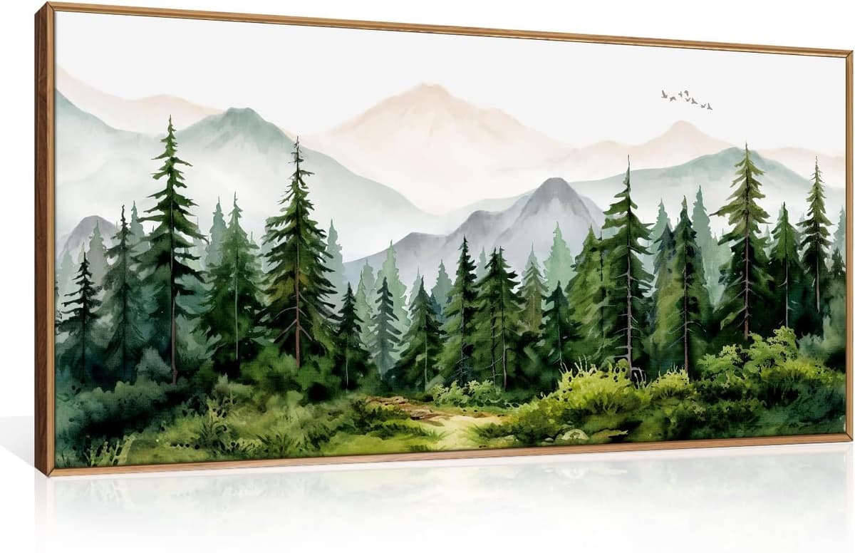 TOARTi Boho Framed Canvas Wall Art Prints, Set of 3 Mid Century Modern Wall Decor, Nature Plants Desert Sun Art Paintings, Bohemian Artwork for Living Room, Bedroom, Dining Room, Office - 12x16 x3 — view 18