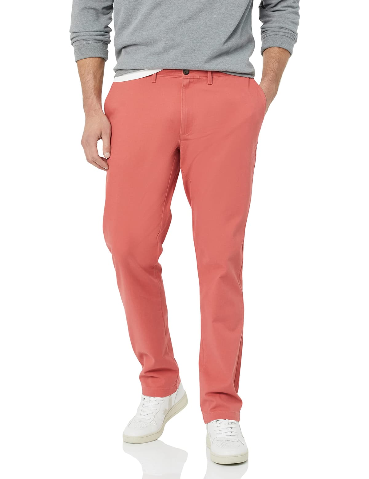 Amazon Essentials Pantalones Informales de Estilo Chino, Elásticos y de Corte Clásico Hombre — view 29
