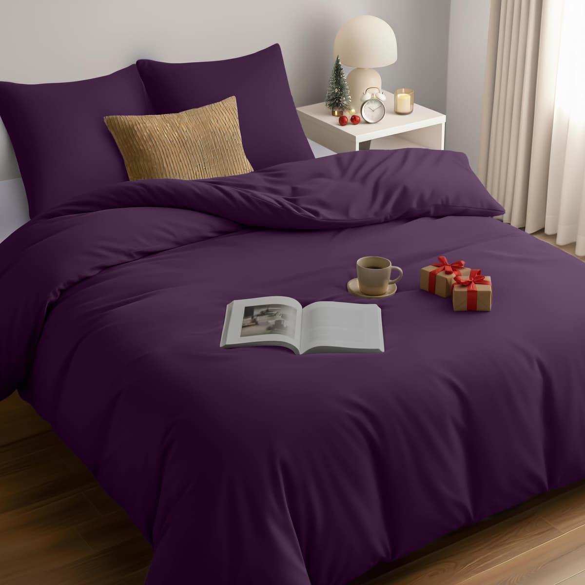 Utopia Bedding Funda Nordica Cama 180 - Microfibra Juego de Funda Nordica 240x260 cm y 2 Fundas de Almohada 65x65 cm (Blanco) — view 60