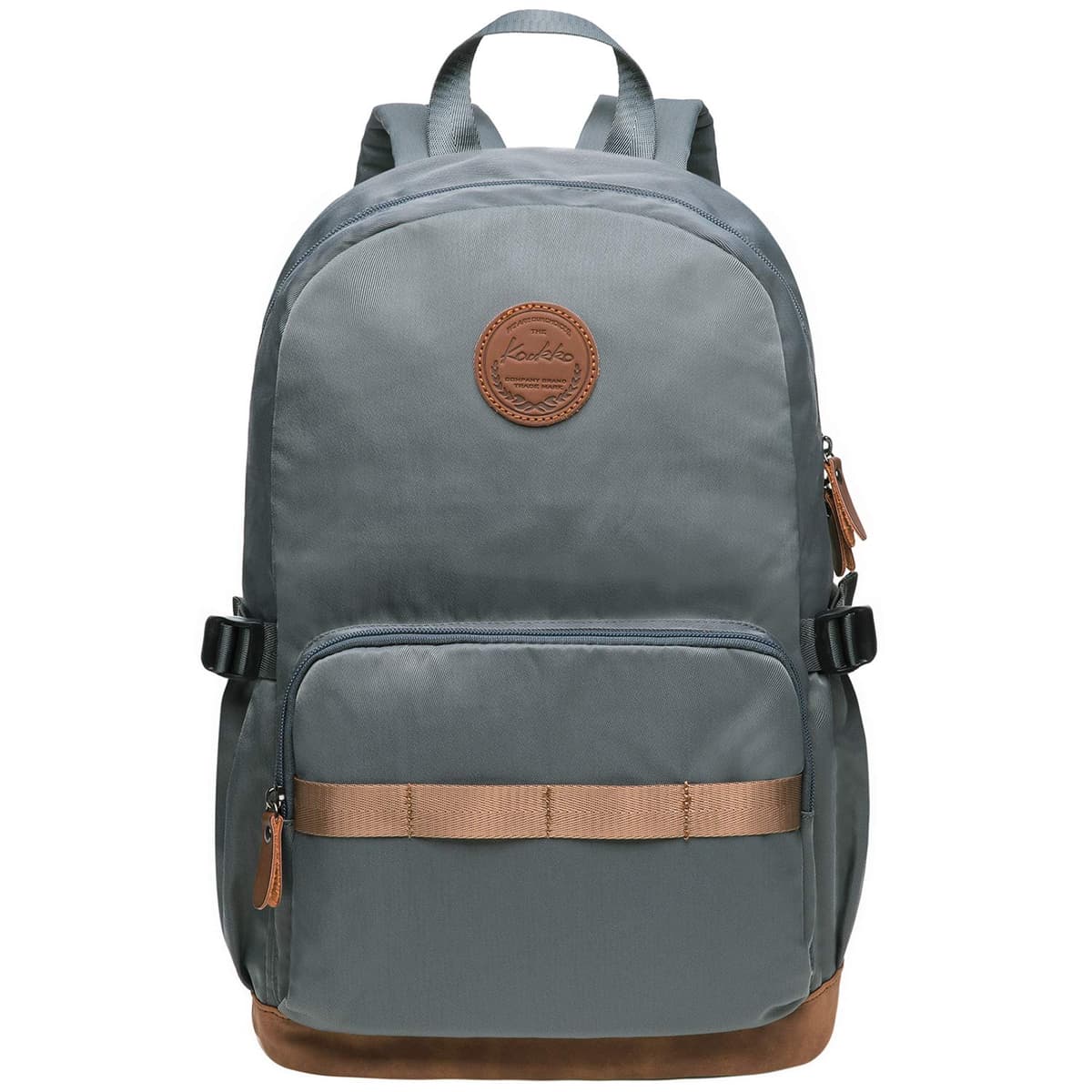 KAUKKO Mochila hermosa y bien pensada con compartimento para portátil de 15" para colegio, universidad, 22 l, Negro Jnl-ks24-03, talla única, Mochilas daypack — view 10