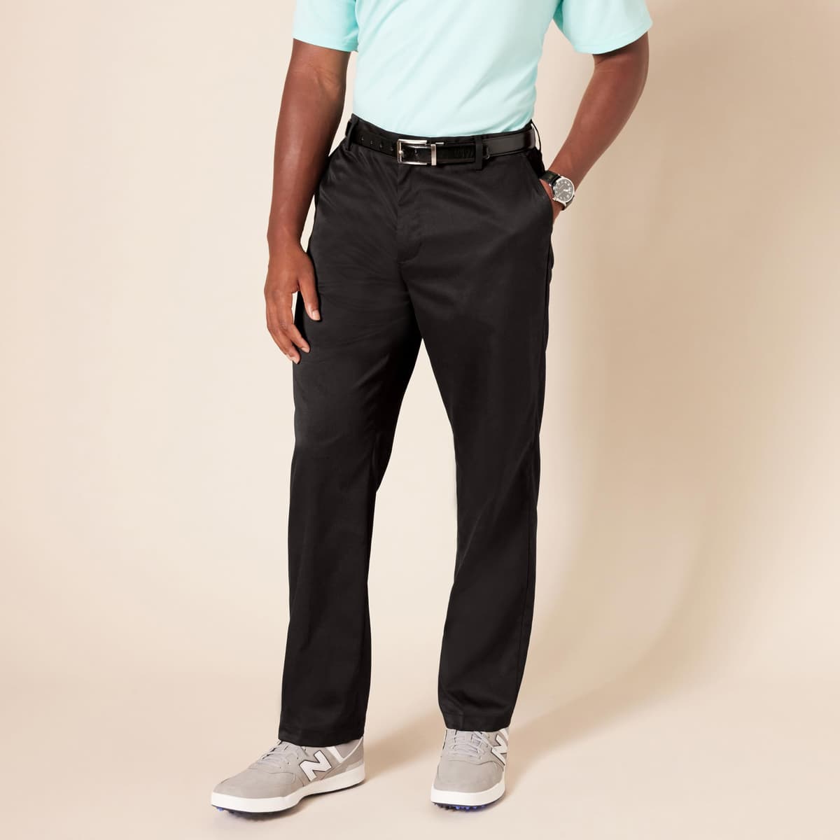 Amazon Essentials Pantalón de Golf Elástico de Ajuste Clásico - Colores interrumpidos Hombre — view 5