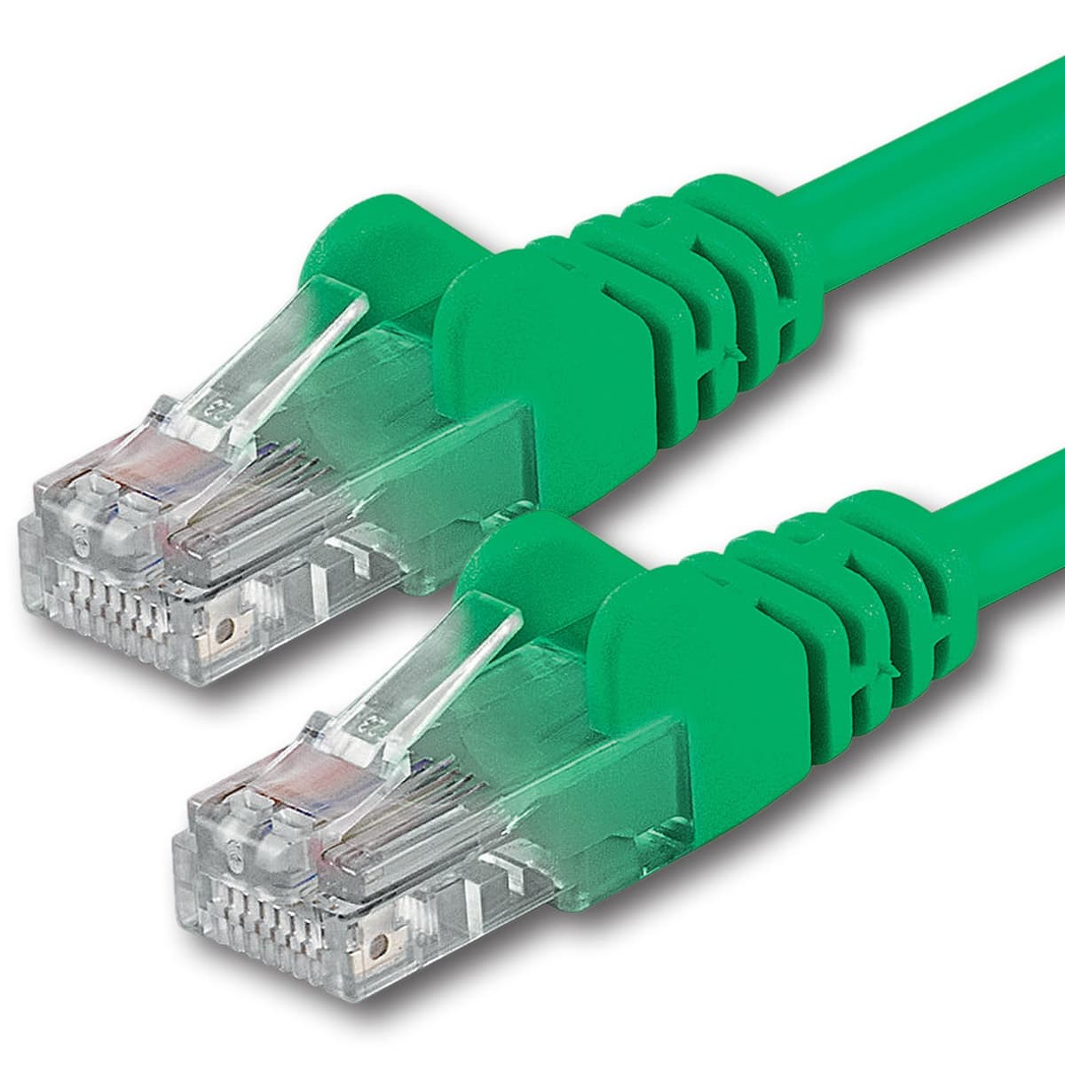 1aTTack.de 0.25m - black - 10 pieces - (PACK) - CAT.6 CAT6 Ethernet LAN network cable 1000 Mbit/s patch cable — view 119