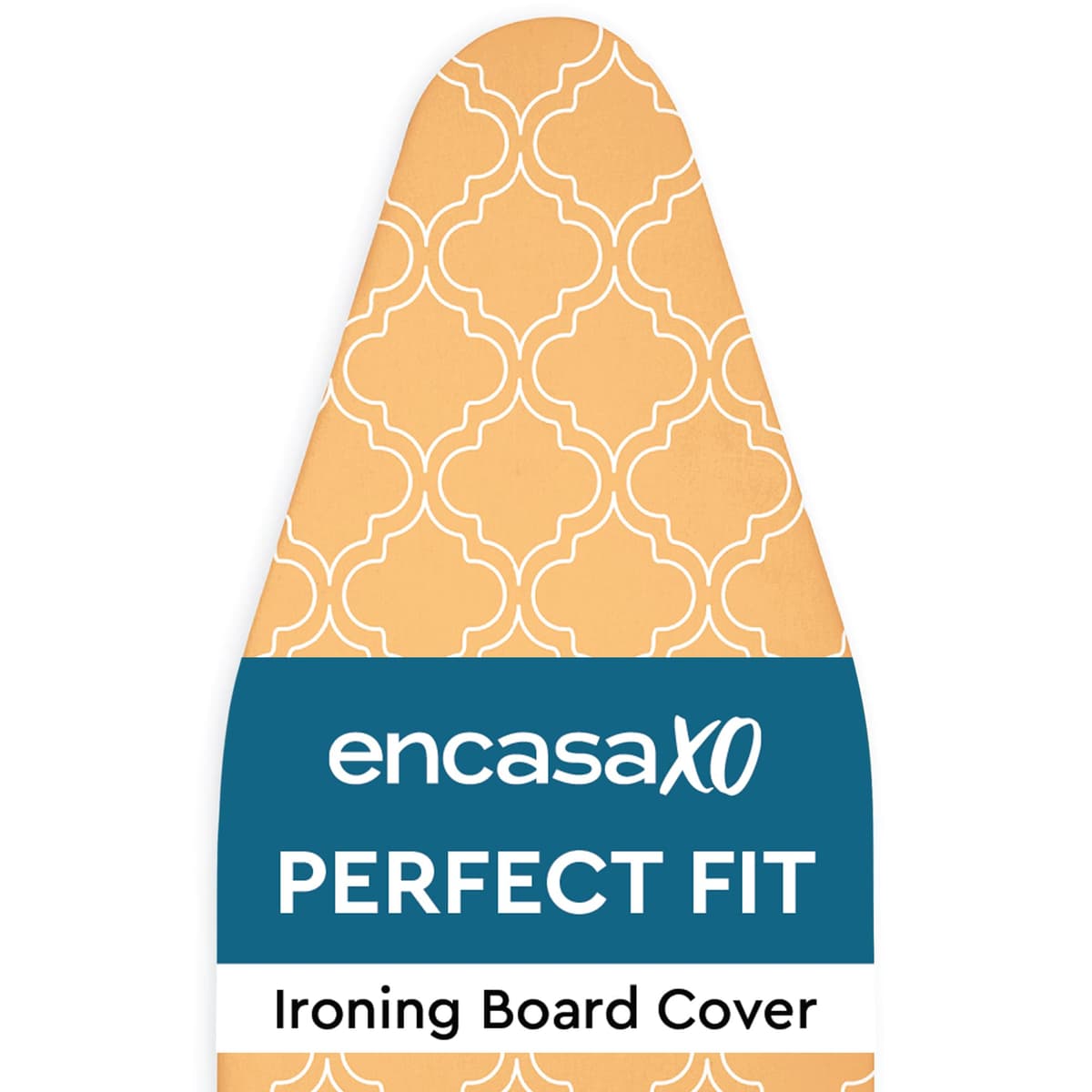 Encasa XO Ironing Board Covers and pad 125x46 cm- Thick 3mm Felt Padding, Drawstring Tightening & Lock, Heat Reflective, Scorch & Stain Resistant, for Wide Ironing Board - Big Leaves Green — view 9