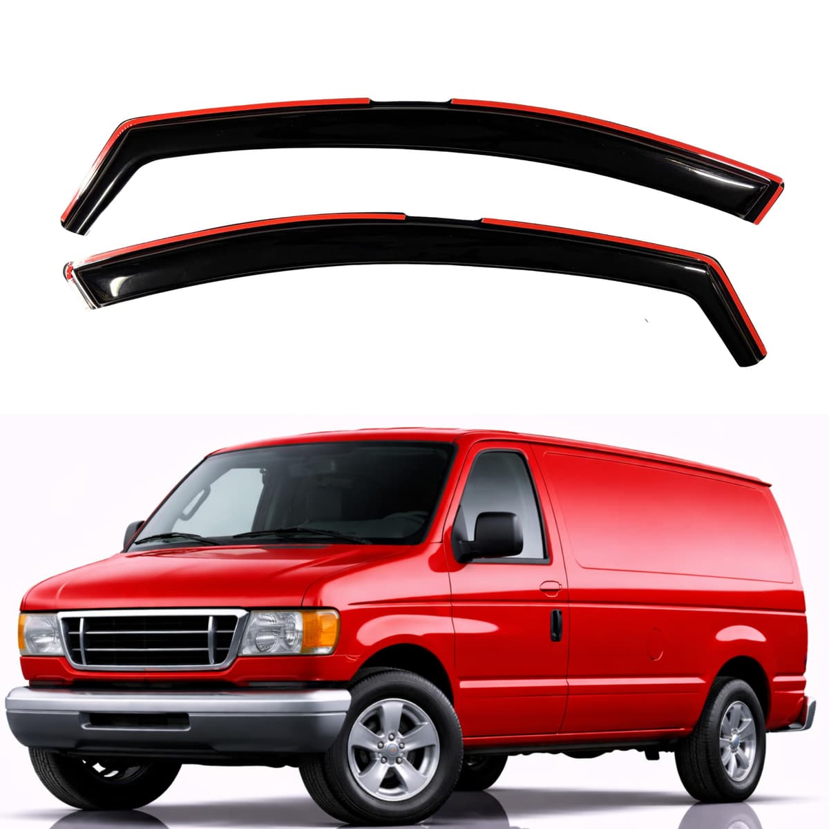 KPY Rain Guards Fit for 2006-2013 Lexus IS250 IS350, Out-Channel Window Visors Vent Wind Deflectors 4PC, Car Accessories for 06-13 Lexus is Series — view 152