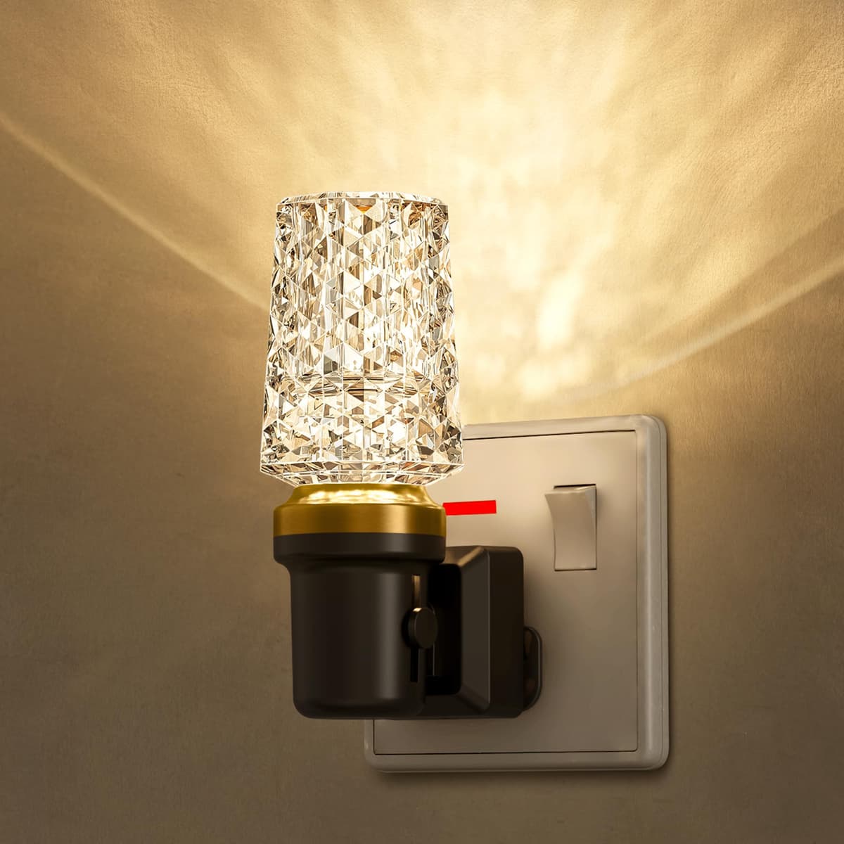 LOHAS-LED Night Light Plug in Wall, Night Light with Dusk-to-Dawn Sensor, 0-100LM Dimmable, Warm White 3000K, Modern Nightlight Plug in Wall for Hallway, Bathroom, Stairway — view 20
