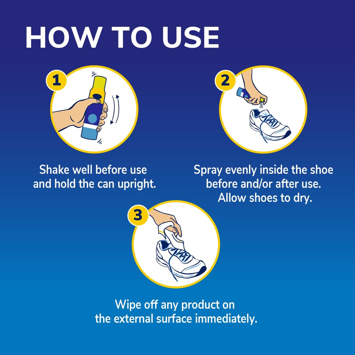 Dr. Scholl’s Fresh Step Anti Odour Shoe Spray, Eliminates Odor For Up To 48 Hours. Fresh Scent, Quick Drying, Suitable For All Shoe Types, Running Trainers, Sports, & More, 150ml, Pack of 1 — view 8