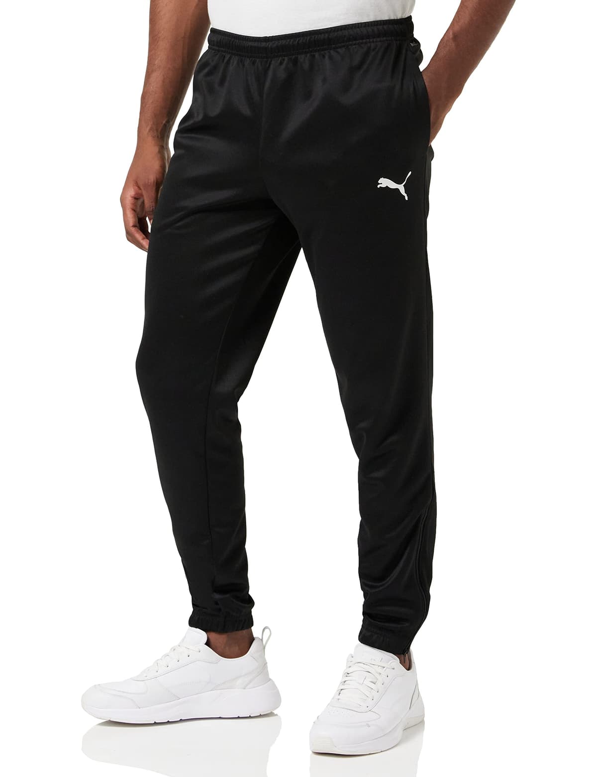 PUMA Pantalones de entrenamiento Teamrise Poly para hombre — view 4