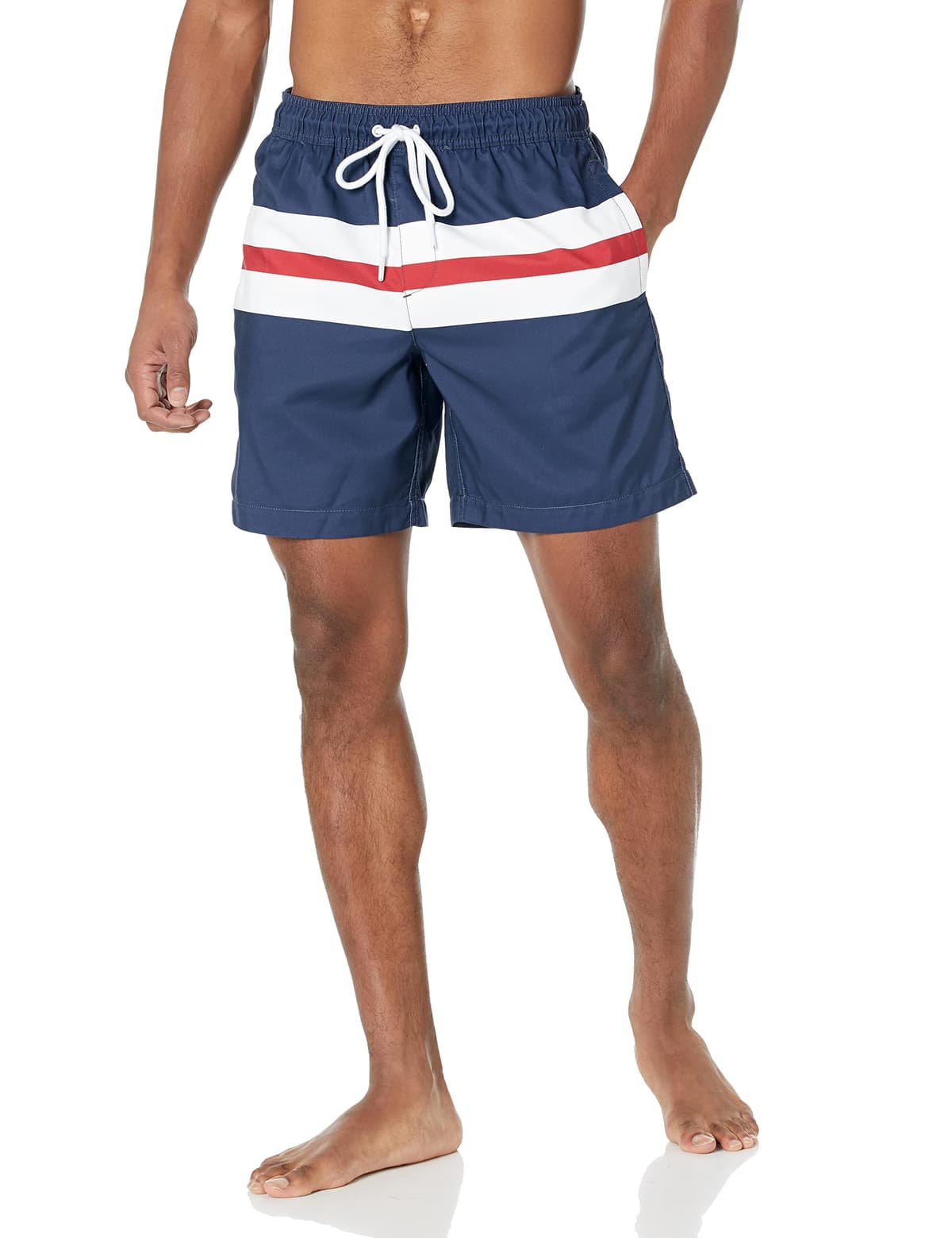 Amazon Essentials Bañador de Secado Rápido de 18 Cm - Colores interrumpidos Hombre — view 31