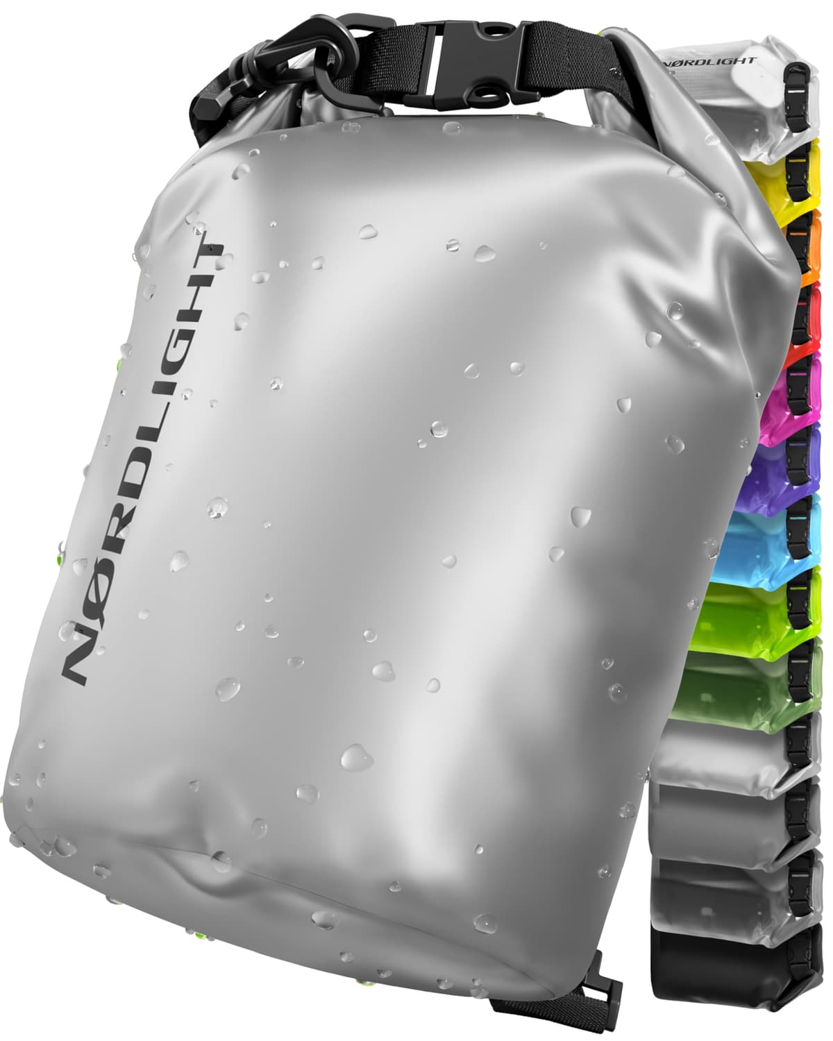 Nordlight Mochila Impermeable Roll Top 25L - Hybrid 25" | Bolsa Seca Con Compartimento Para Portátil De 15 Pulgadas, Bolsillos Exteriores E Interiores, Sistema De Transporte Acolchado — view 28
