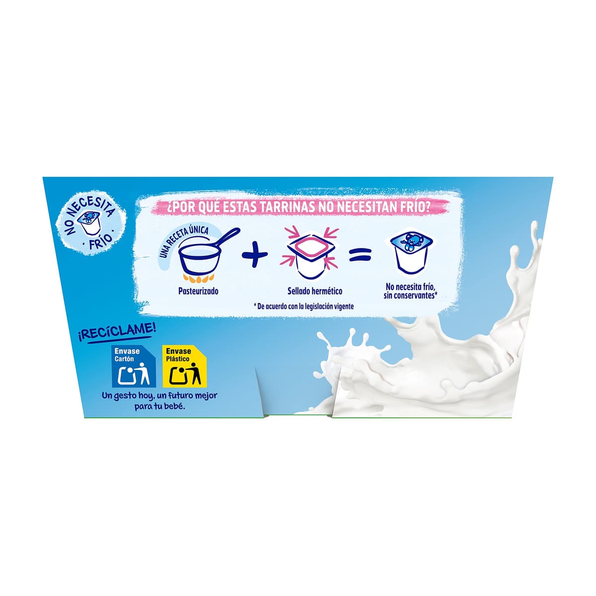 YOGOLINO NESTLÉ Natural, a partir de 6 meses, Pack de 6 (4x100g), Fórmula mejorada — view 4