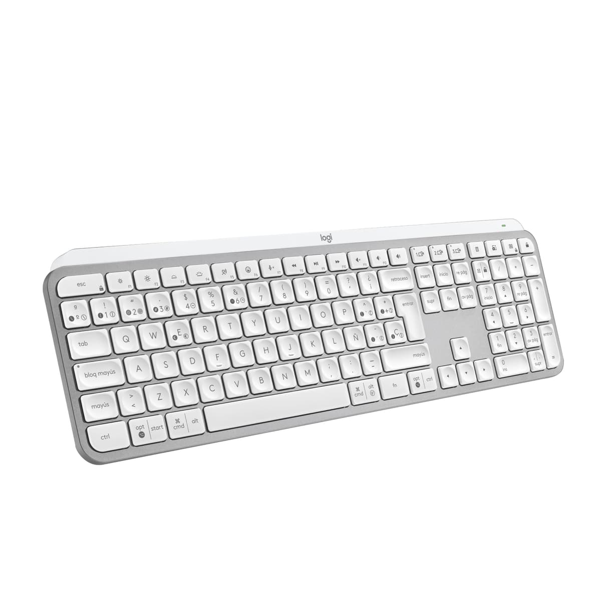 Logitech MX Keys S Wireless Keyboard, Low Profile, Precise Silent Writing, Programmable Keys, Lighting, Bluetooth, USB C Char — view 12