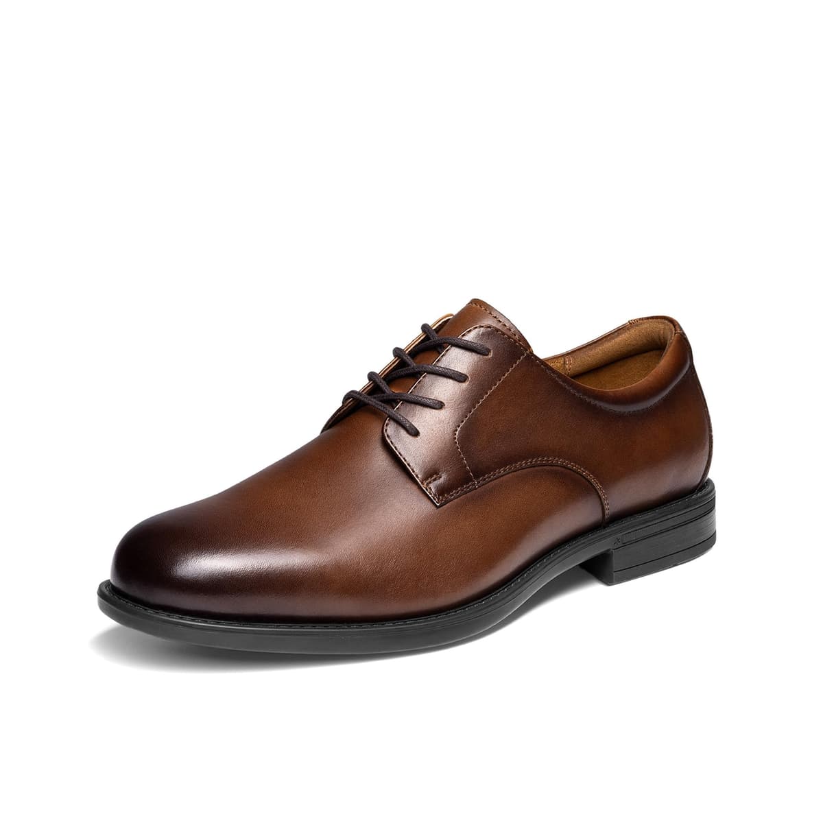 Bruno Marc Zapatos de vestir clásicos de cuero para hombre, cómodos, Oxfords para negocios, formales, con cordones