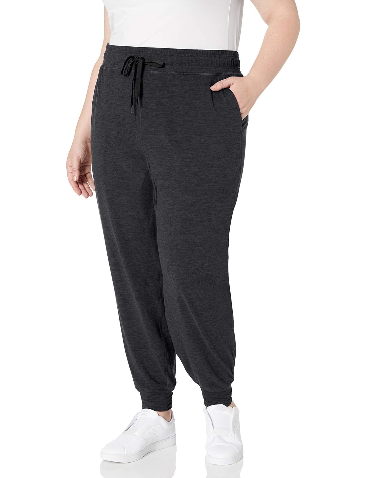 Amazon Essentials Pantalón Jogger, Elástico, Técnico, Afelpado - Colores interrumpidos Mujer — view 5