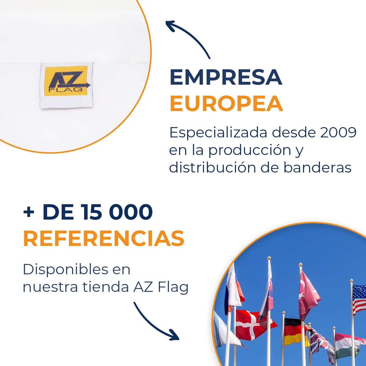 BANDERA de ESPAÑA 90x60cm - BANDERA ESPAÑOLA 60 x 90 cm poliéster ligero - AZ FLAG — view 6