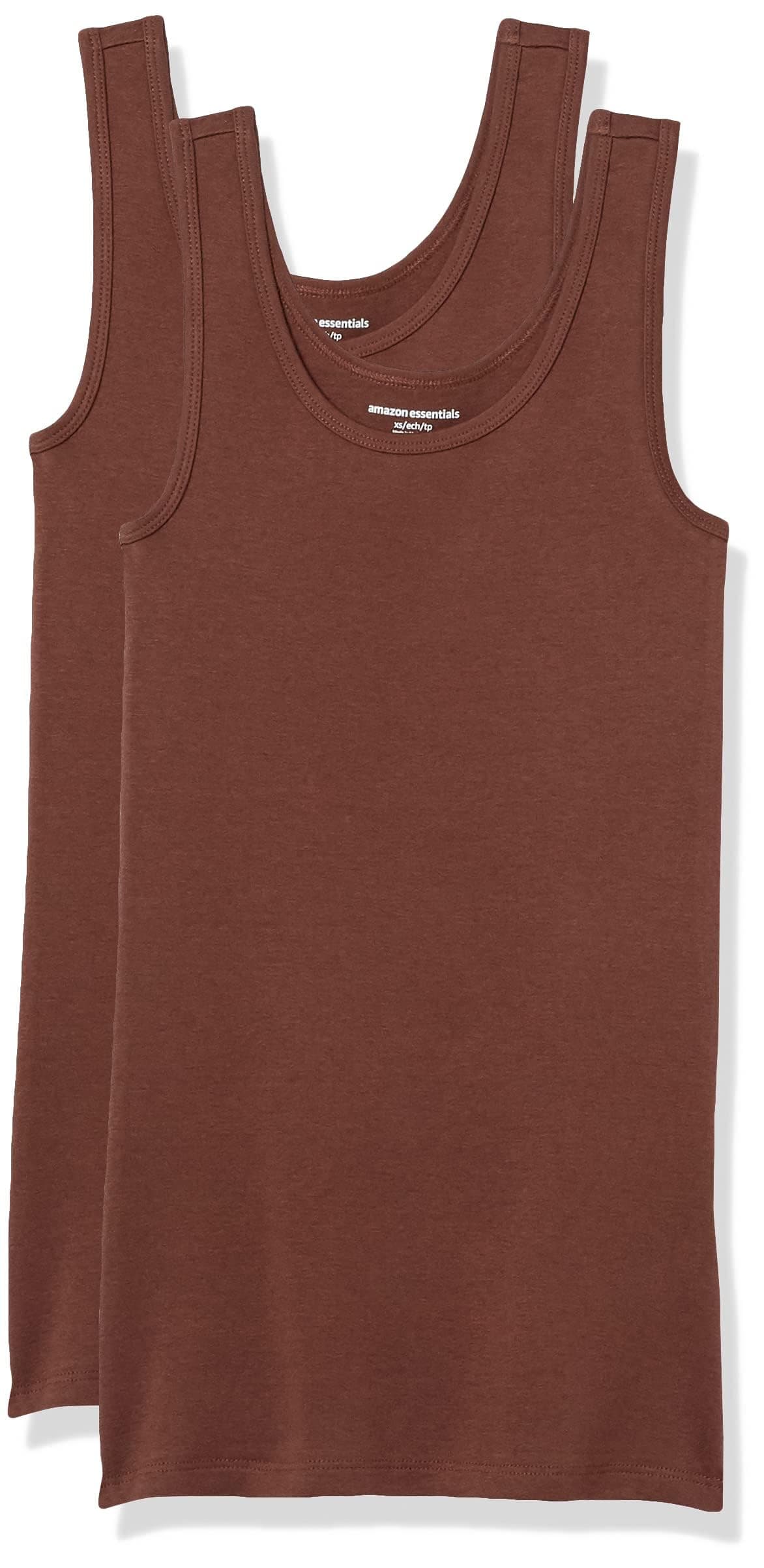Amazon Essentials Women's Slim-Fit Vest, Pack of 2 — view 9