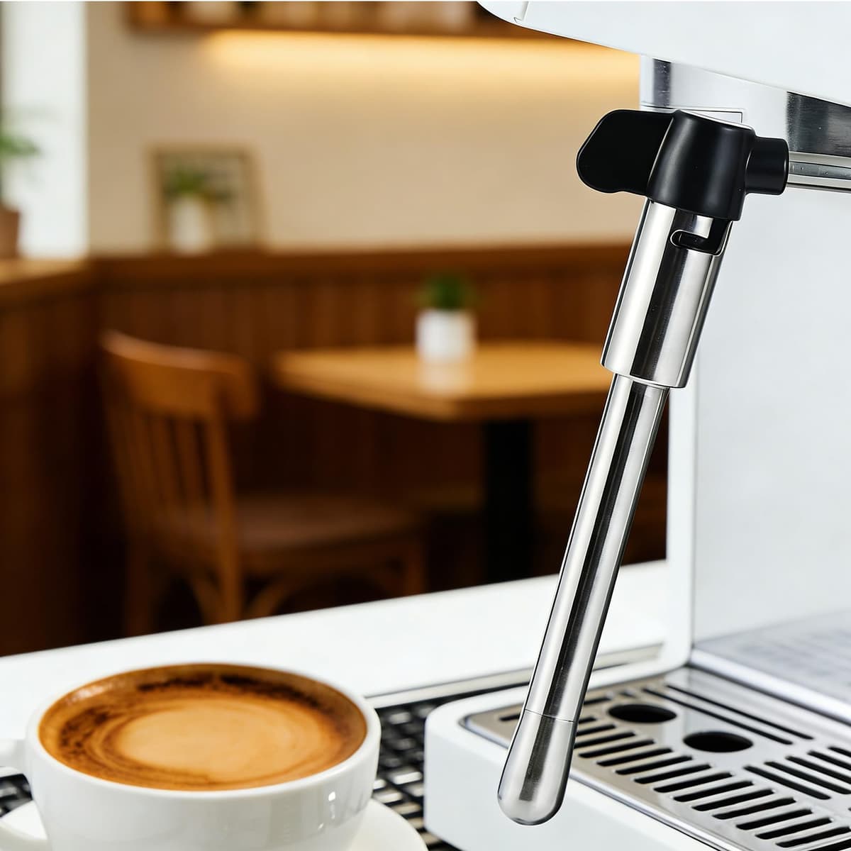 FARYODI Boquilla de vapor para cafetera de acero inoxidable 304, varios agujeros, intercambio de vapor, lanza de vapor para cafeteras con boquilla mejorada para cafetera EC685 — view 4