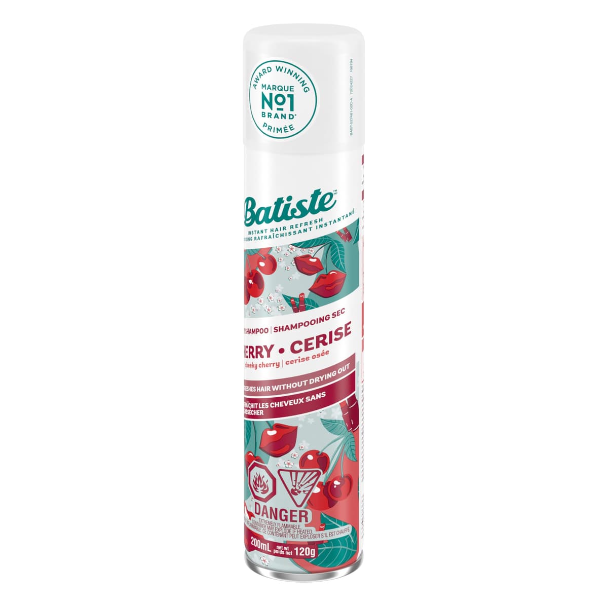 Batiste Cherry Dry Shampoo Champú, Fresh, 200 Mililitros — view 7