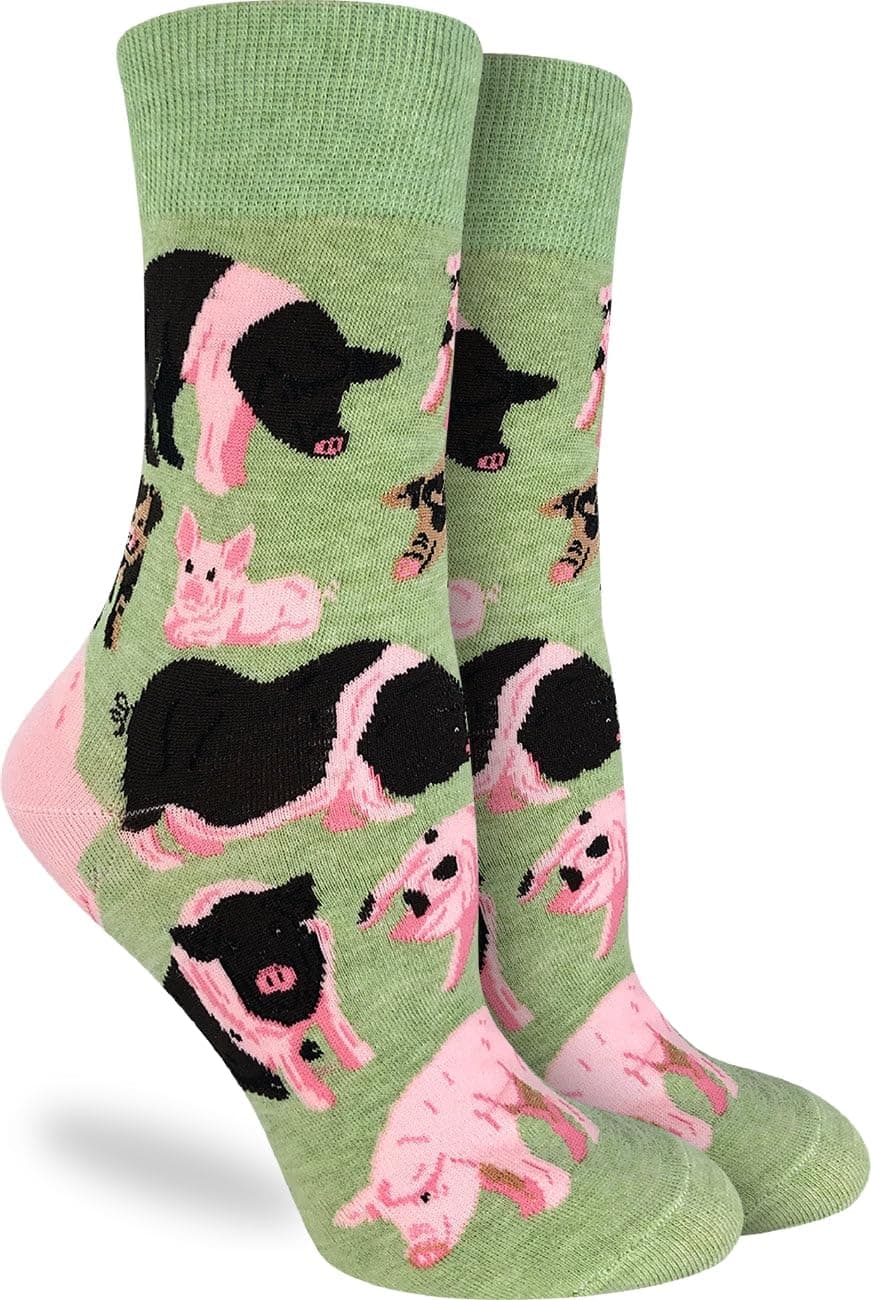 Good Luck Sock Women's Floral Dinosaurs Socks, Shoe Size 5-9 — view 205