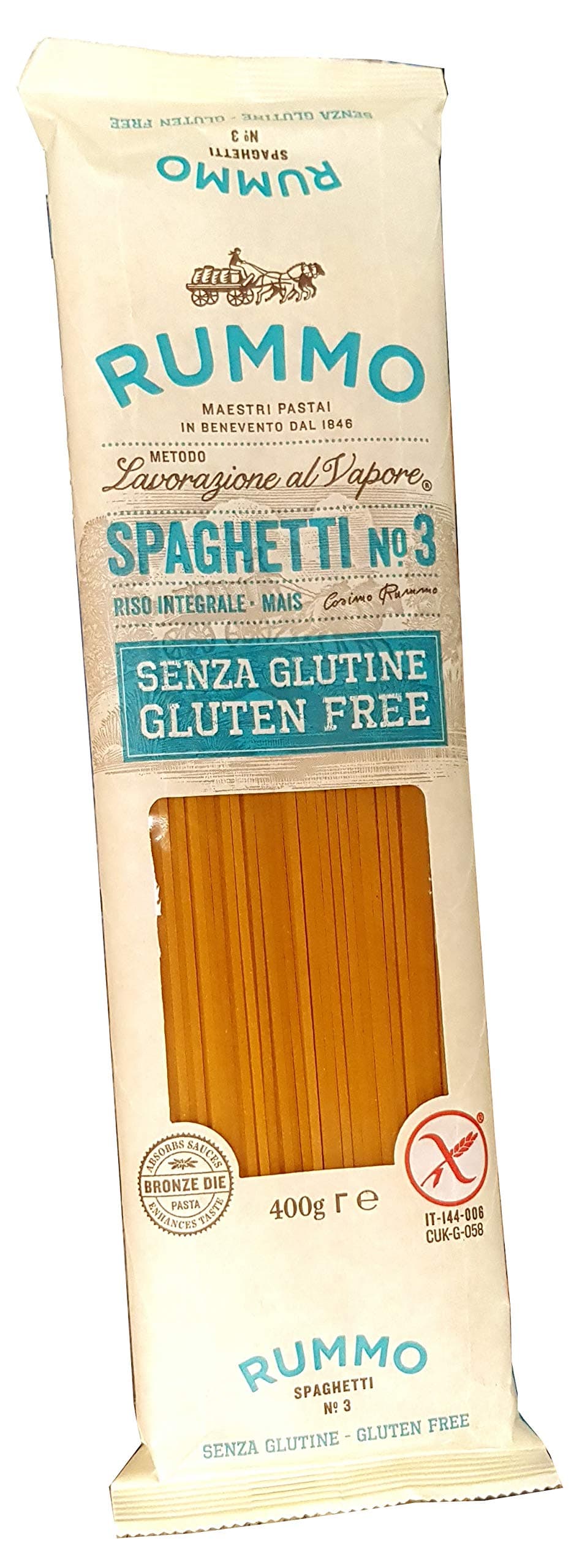 Pasta de Spaghetti sin gluten Rummo - 2 paquetes x 400 gr — view 2