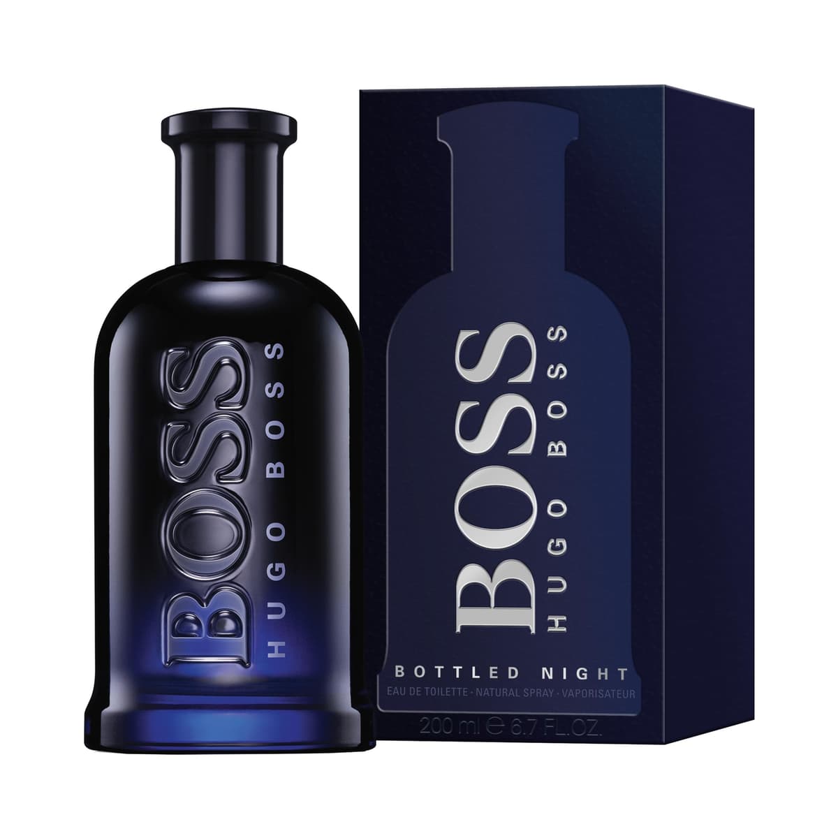 BOSS Bottled Night - Eau de Toilette for Him - Woody Fragrance with Notes of Birch Leaf, Cardamom and Musk - Medium Longevity — view 2