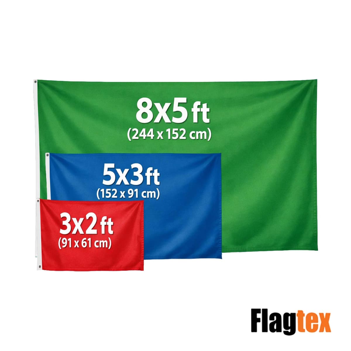 Ukraine Flag with Trident Crest 5ft x 3ft (150cm x 90cm) - Ukrainian State Flag with Coat of Arms, Weather Resistant National Crest Flag, Tryzub Banner — view 8