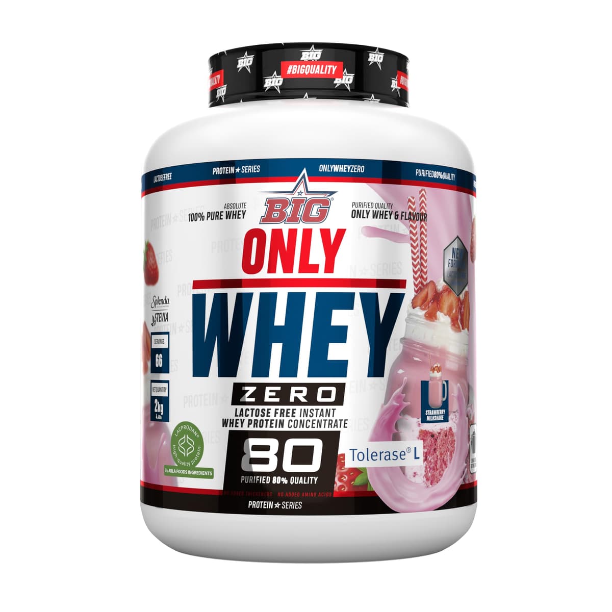 BIG - Proteinas Whey - Proteina en Polvo para Desarrollo de Masa Muscular y Recuperación - Materia Prima Premium - Whey Protein Sin Lactosa, Sin Azúcar, Sin Grumos (1Kg, Cacaolat) — view 40