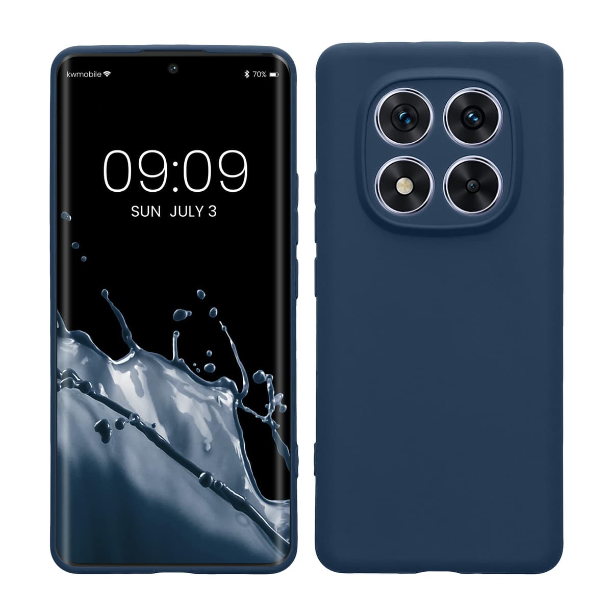 kwmobile Carcasa Compatible con Xiaomi Redmi Note 14 Pro 5G / Poco X7 Funda - Funda Ultrafina de TPU con Bordes elevados - Lavanda Metalizado — view 190