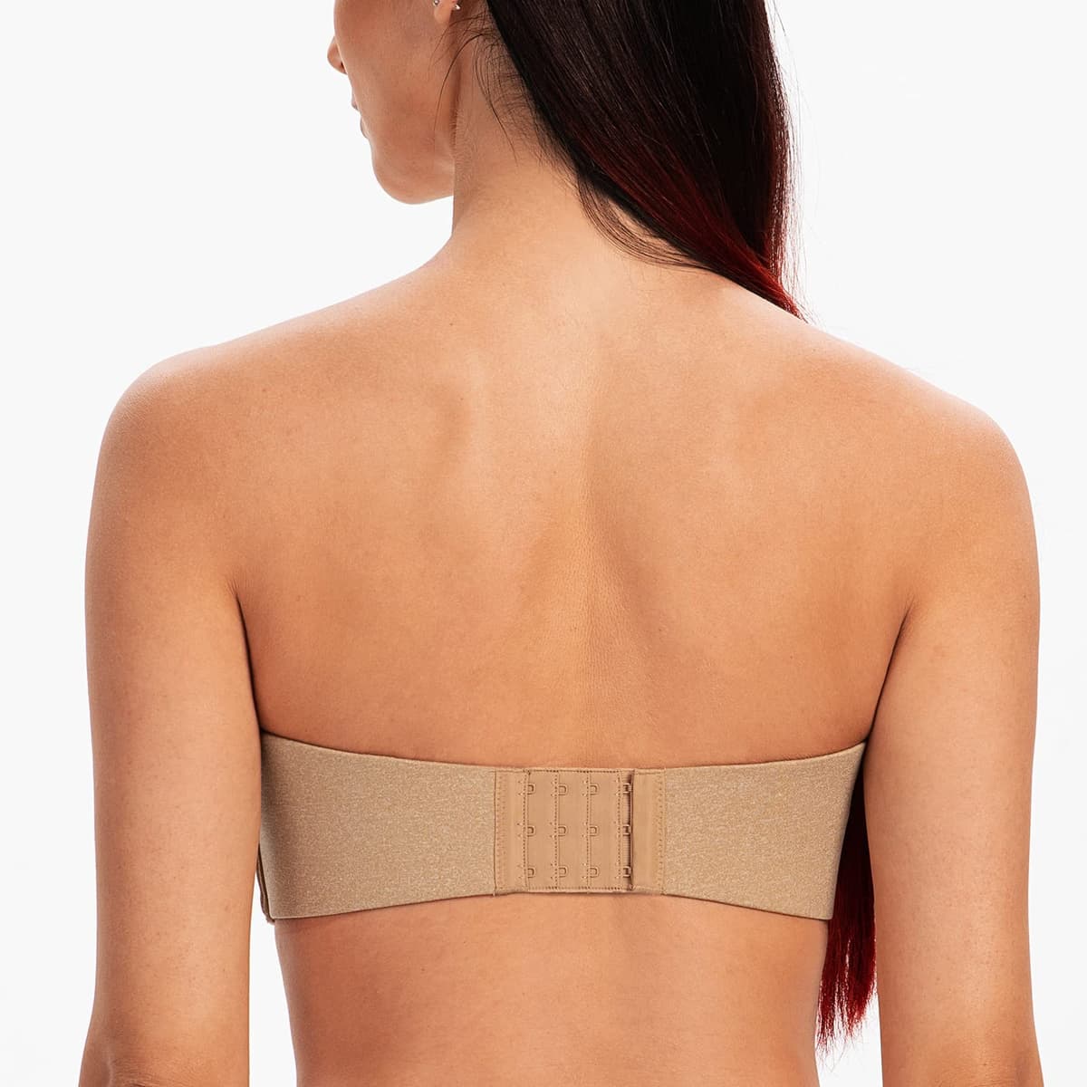 MELENECA Women's Strapless Minimizer Multiway for Large Bust Unlined Seemless Underwire Bandeau Bra — view 2