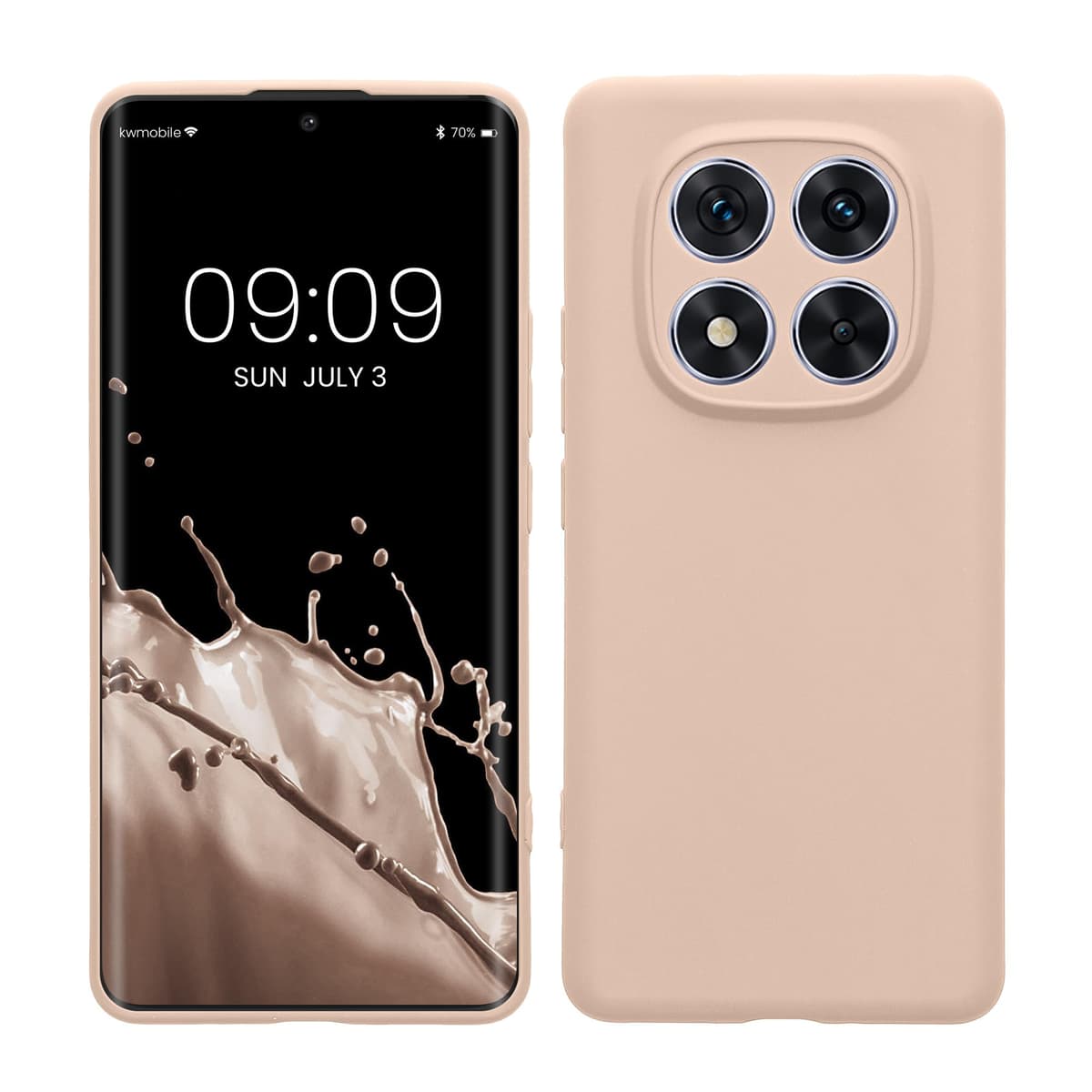 kwmobile Carcasa Compatible con Xiaomi Redmi Note 14 Pro 5G / Poco X7 Funda - Funda Ultrafina de TPU con Bordes elevados - Lavanda Metalizado — view 108